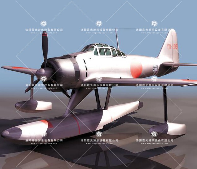 长寿3D模型飞机_